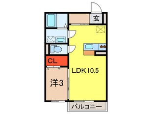 ディアコ－ト一富士の物件間取画像